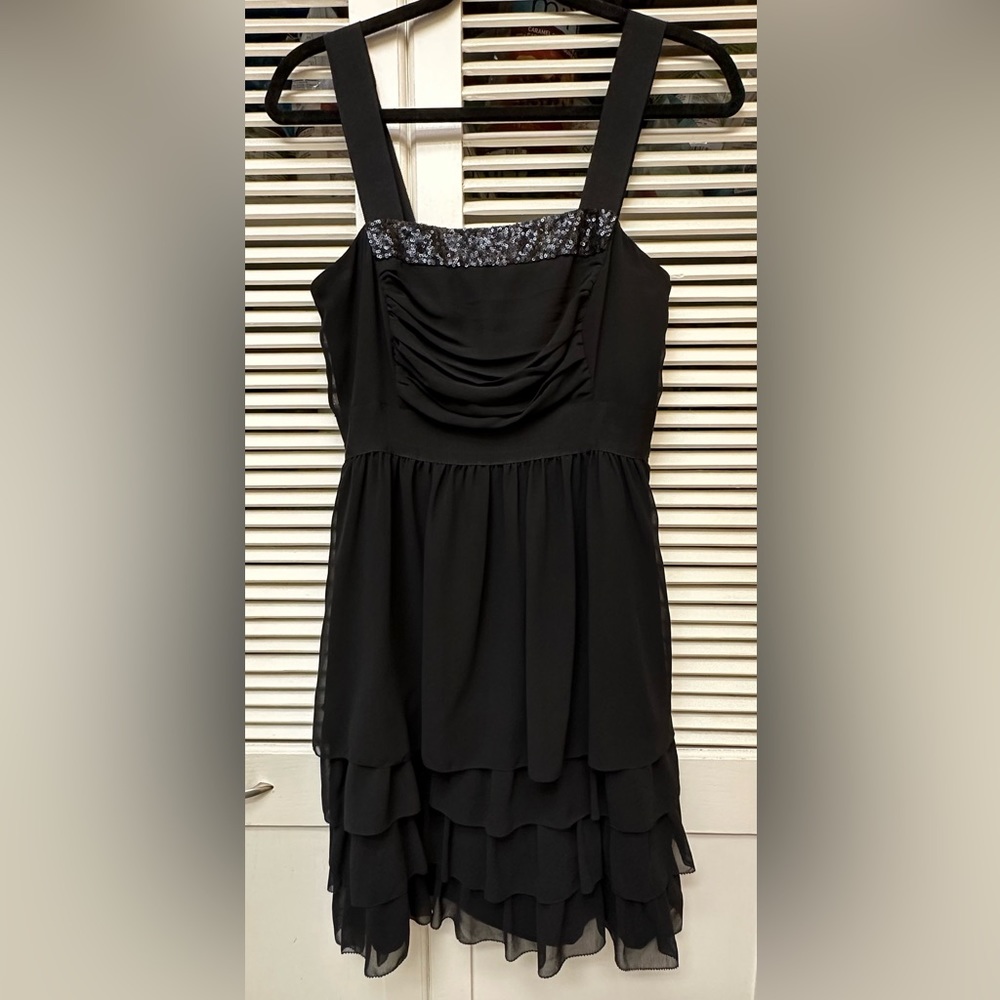 Kensie Black Tiered Dress Size 6